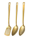 Conjunto de Utensílios Cozinha Dourado 6 peças